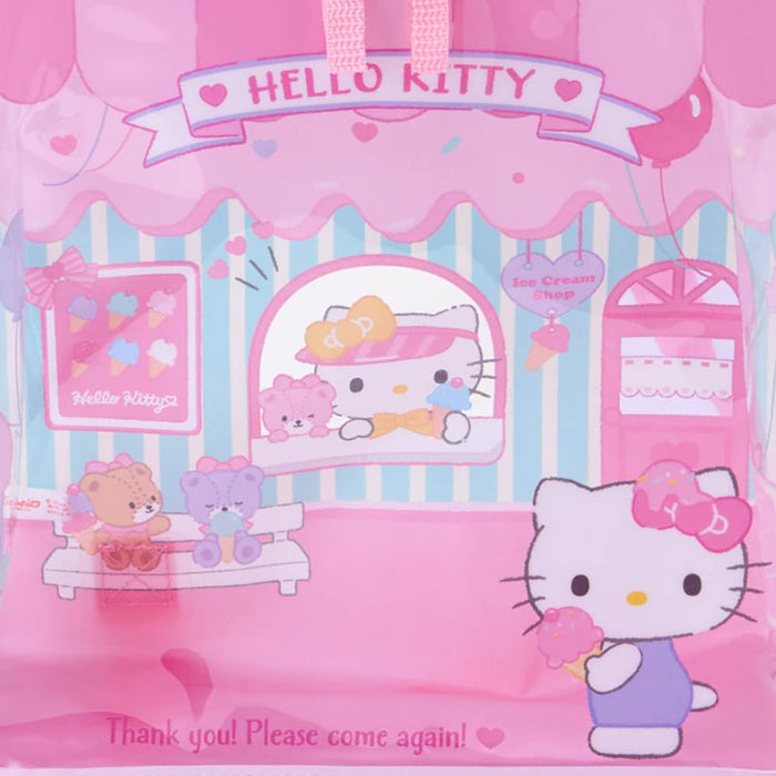 Sac à dos transparent Hello Kitty pour enfants Sanrio 780707 Sac d'école transparent durable