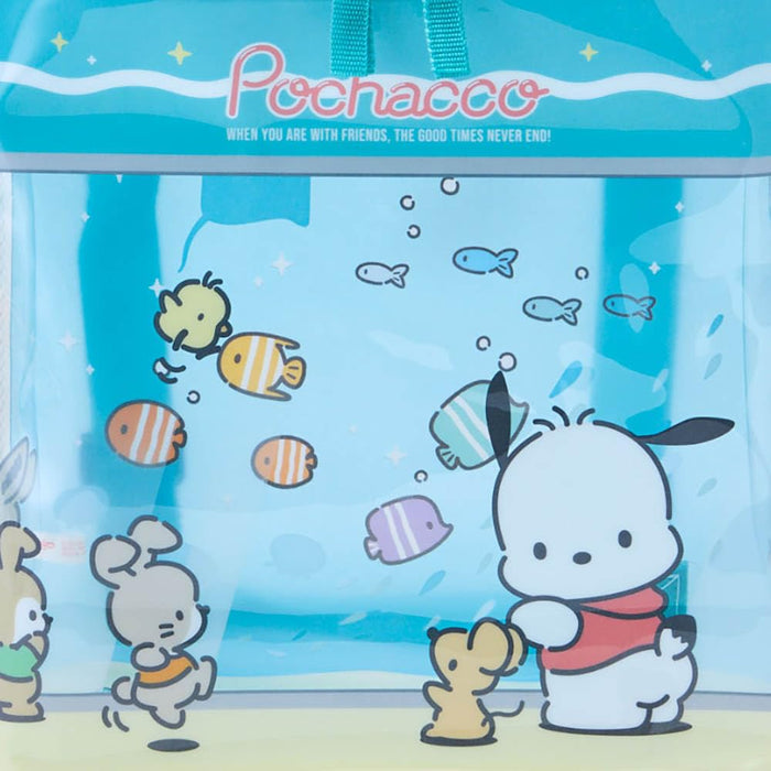 Sac à dos transparent pour enfants Sanrio Pochacco Design 780944 Durable et élégant