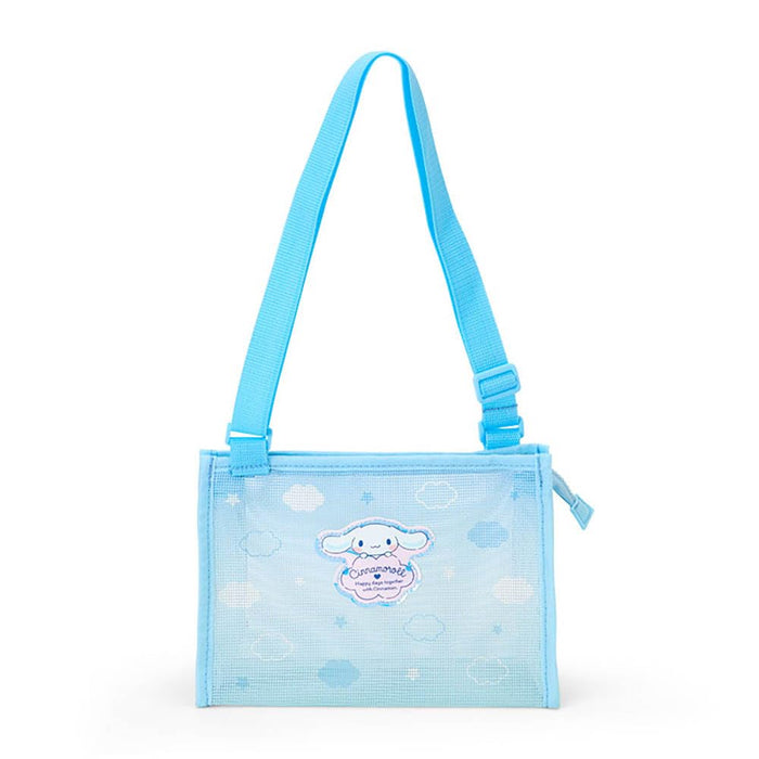 Sanrio Cinnamoroll Netz-Umhängetasche für Kinder, Blau, 781053