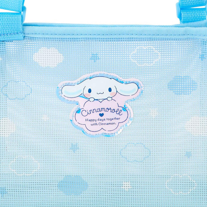 Sanrio Cinnamoroll Netz-Umhängetasche für Kinder, Blau, 781053