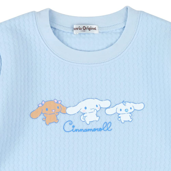 Sanrio Kids Quilted Cinnamoroll Pajamas 110Cm Cozy Sleepwear