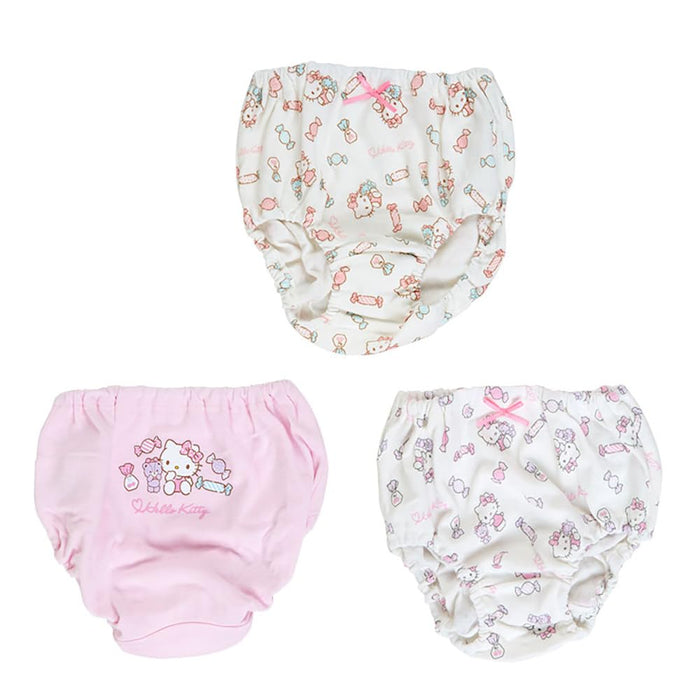 Sanrio Hello Kitty Kids Shorts 3-Piece Set 120Cm Kitty-Chan Design