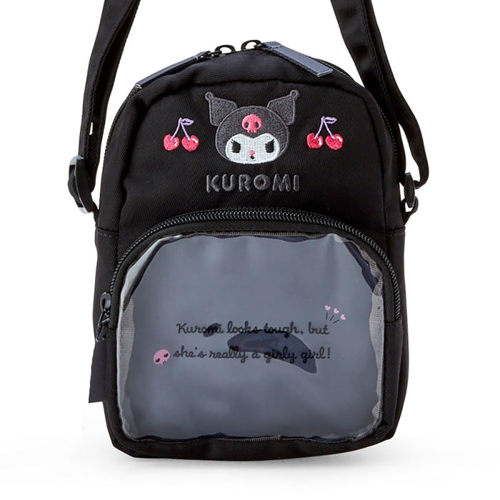 Sanrio Kuromi Kinder-Umhängetasche 18 x 14 x 7,5 cm – süßes Charakter-Design