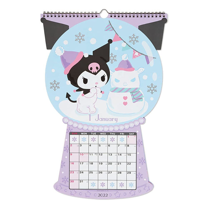 Calendrier 2022 découpé Sanrio Kuromi 748757