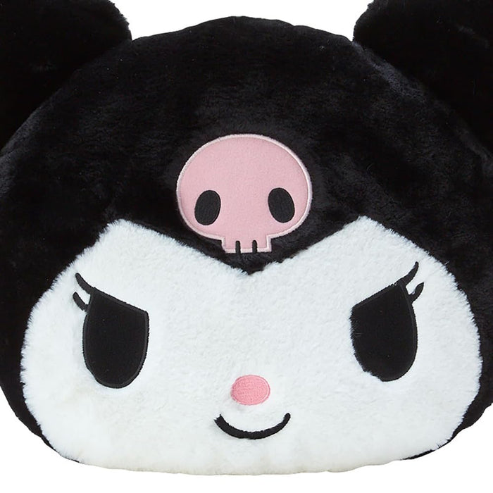 Sanrio Kuromi Face-Shaped Cushion S 272639 - Cute and Cozy Pillow