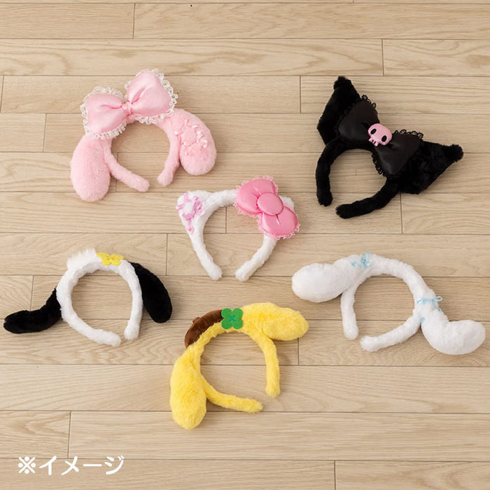 Sanrio Kuromi Headband Black Soft Plush 345253