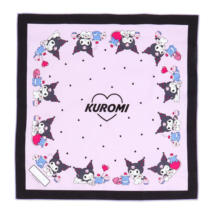 Lot de 3 serviettes à déjeuner Sanrio Kuromi – Serviettes réutilisables mignonnes et durables