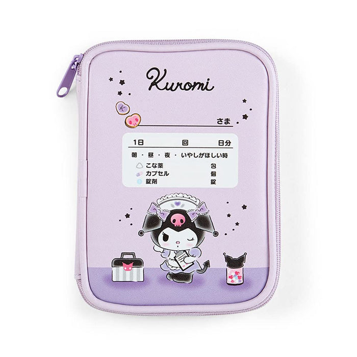 Pochette médicale Sanrio Kuromi, taille unique, organiseur de soins de santé portable