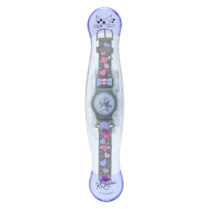 Montre en caoutchouc Sanrio Kuromi 20,5 x 3,3 x 0,9 cm Motif personnage