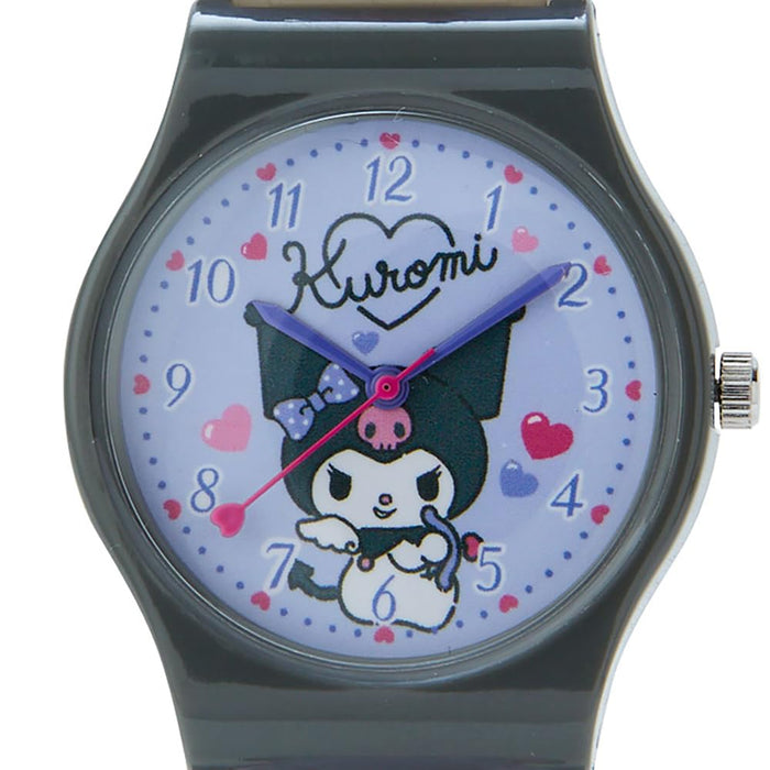 Montre en caoutchouc Sanrio Kuromi 20,5 x 3,3 x 0,9 cm Motif personnage