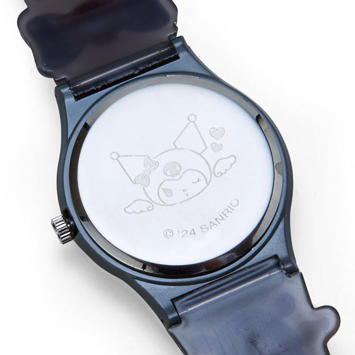 Montre en caoutchouc Sanrio Kuromi 20,5 x 3,3 x 0,9 cm Motif personnage