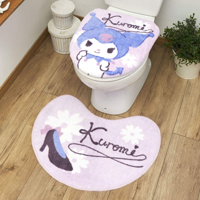 Sanrio Kuromi Toilet Seat Cover & Mat Set For Washing and Heating 2-Piece