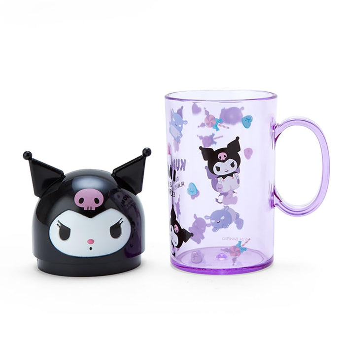 Sanrio Kuromi Toothbrush & Cup Set - 12x7x5 cm Character Design