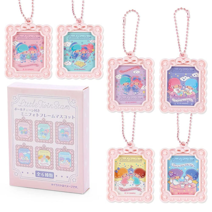 Sanrio Little Twin Stars Mini Photo Frame Mascot Set Illustrated Book Design