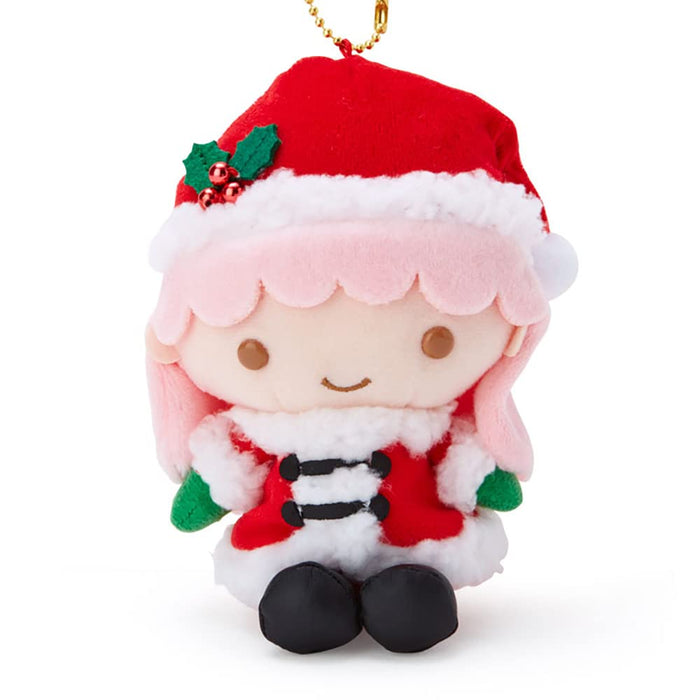 Sanrio Little Twin Stars Mascot Holder Lala Christmas 2021 - 257966