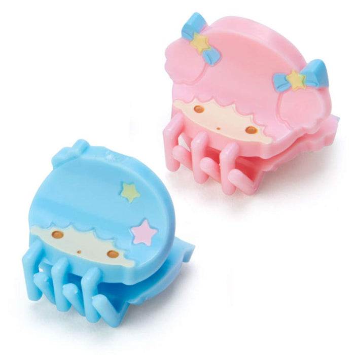 Sanrio Little Twin Stars Mini-Haarspange, 2 x 2,5 x 2 cm, ABS-Harz