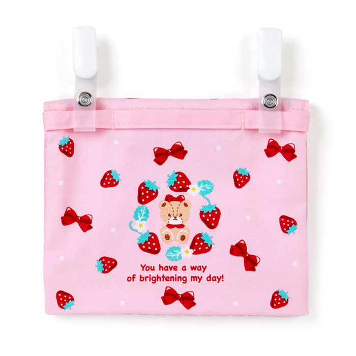 Trousse de maquillage rose Sanrio 394475 – Organisateur de voyage pratique pour produits cosmétiques