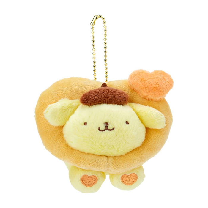 Sanrio Mascot Holder Pompompurin Grand Prize 3rd Edition Colorful Heart Series