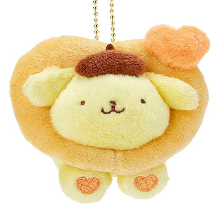 Sanrio Mascot Holder Pompompurin Grand Prize 3rd Edition Colorful Heart Series