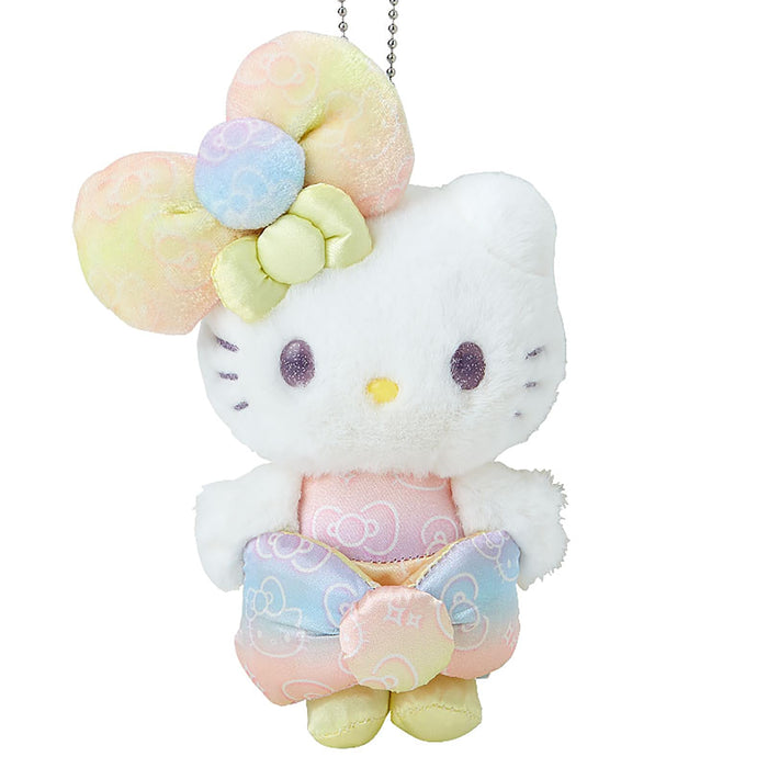 Sanrio Hello Kitty 50th Birthday Mascot Holder with Fashionable Ribbons