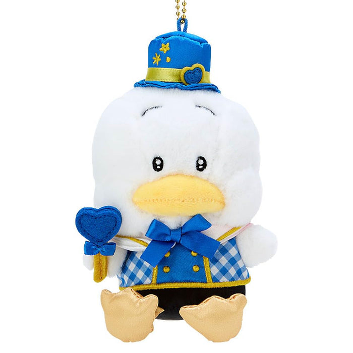 Porte-mascotte de canard Sanrio Pekkle 10x8x17cm Peluche mignonne