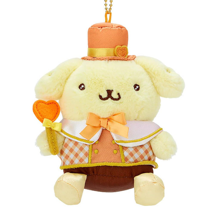 Porte-mascotte Sanrio Pompompurin Beige 12x7x14 cm Adorable organisateur en peluche