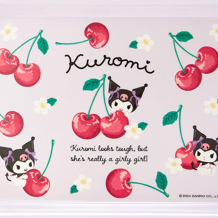 Sanrio Melamine Mini Tray Colorful Fruit Kuromi 1.5 x 20.9 x 14 cm