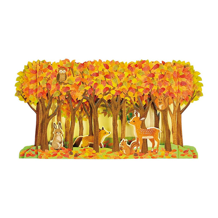 Carte de vœux Sanrio Autumn Animals Forest Jau 25-4 951986