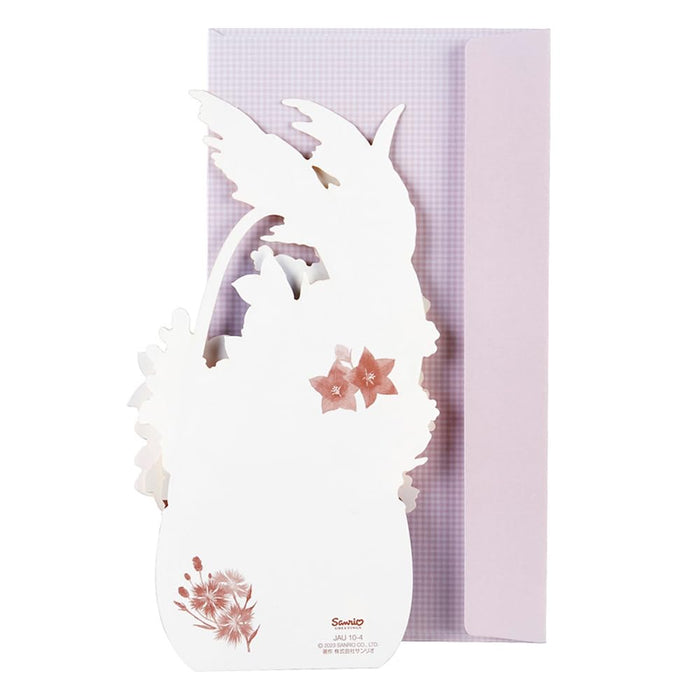 Carte de vœux Sanrio Autumn Flower Basket Jau 10-4 844365