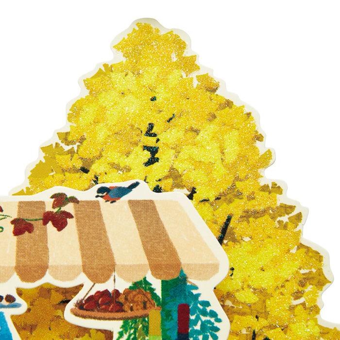 Sanrio Autumn Ginkgo & Marche Greeting Card with Overseas Shipping Available