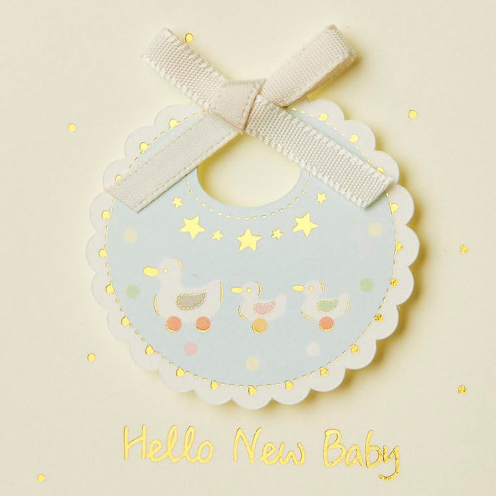 Sanrio Baby-Geschenkset: Lätzchen mit Schleife und Grußkarte, Versand ins Ausland, BC251-4