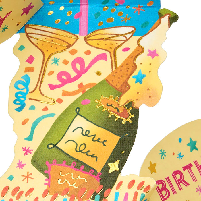 Sanrio Birthday Celebration Rabbit Message Card - Paper Top Hat Design