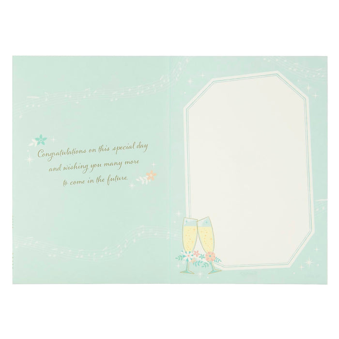 Carte de vœux en verre de champagne Sanrio Celebration Expédition à l'étranger disponible