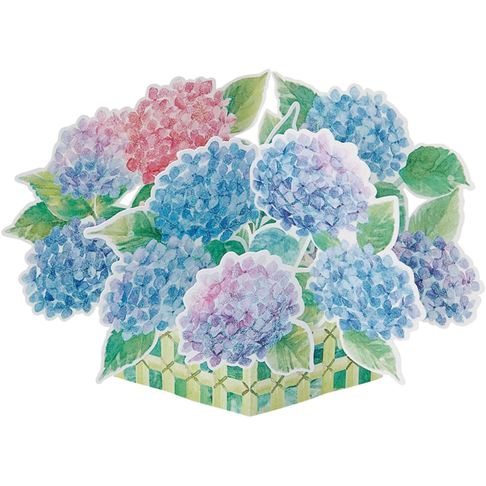 Sanrio Early Summer Hydrangea Greeting Card – Overseas Shipping Available