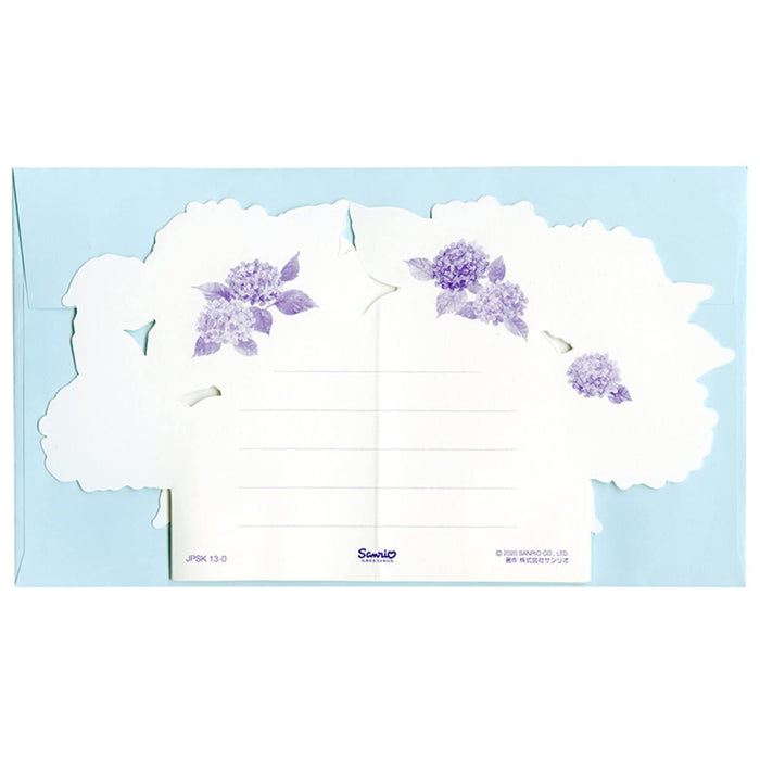 Sanrio Early Summer Hydrangea Greeting Card – Overseas Shipping Available