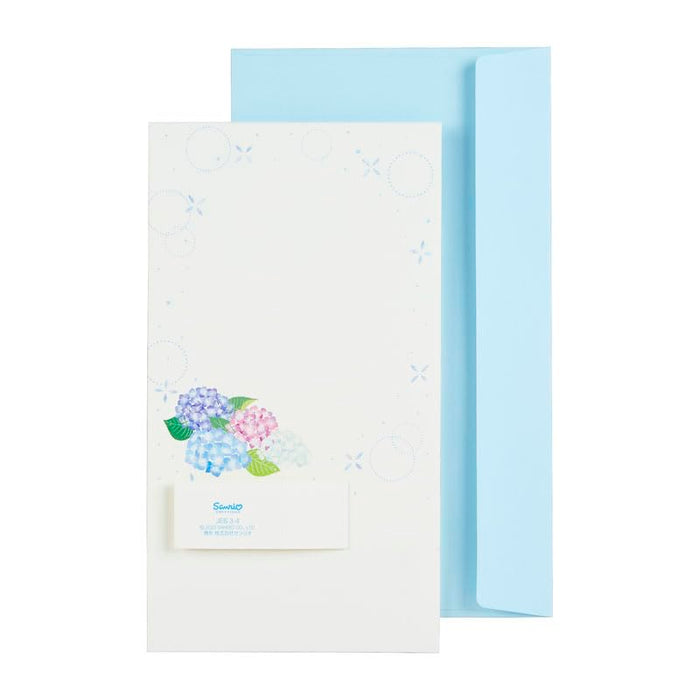 Carte de vœux avec message d'hortensia Swallow de début d'été de Sanrio - Expédition internationale