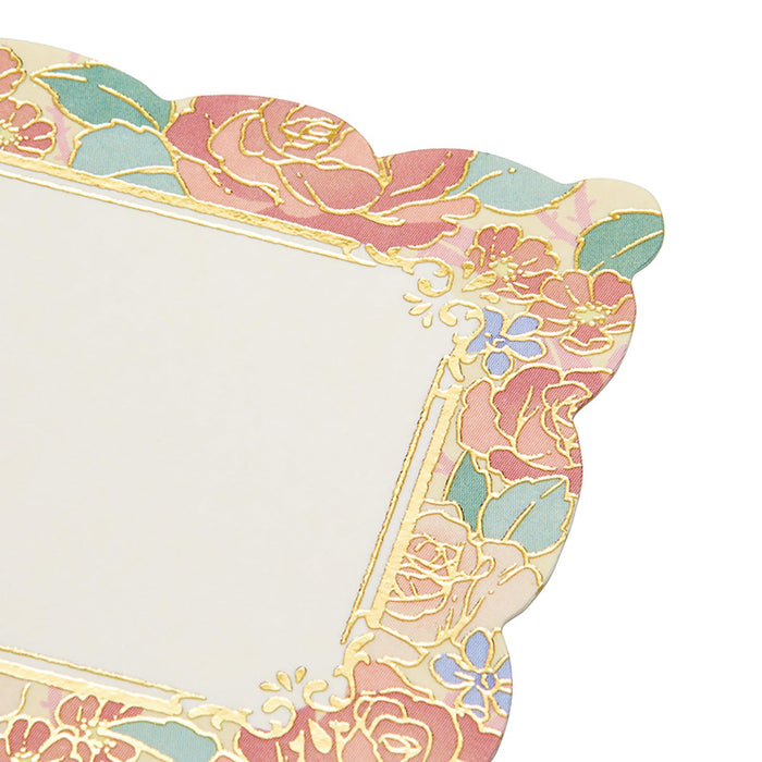 Mini carte de vœux rose à motif floral Sanrio - Livraison à l'étranger disponible