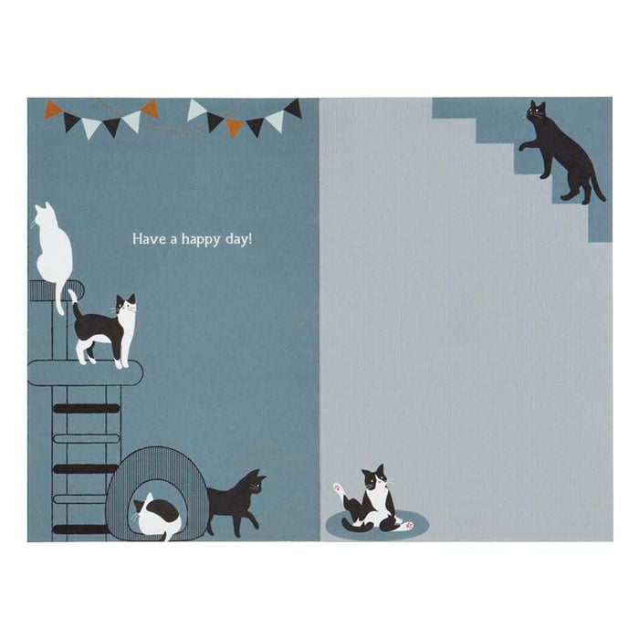 Sanrio Black and White Cats Multipurpose Greeting Card Mu240-4