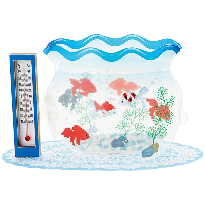 Sanrio Summer Goldfish Bowl Greeting Card with Thermometer | Overseas Shipping