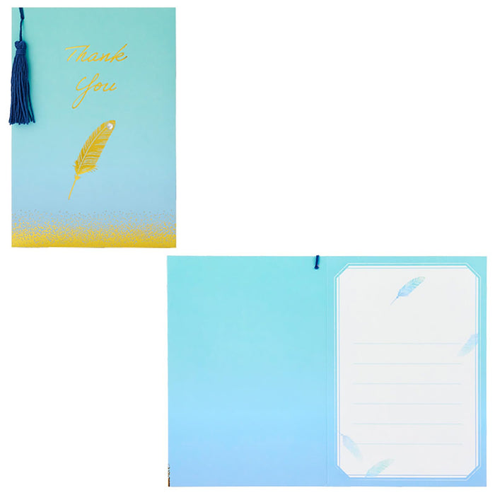 Sanrio Feather Message Greeting Card with Thank You Note - Overseas Shipping