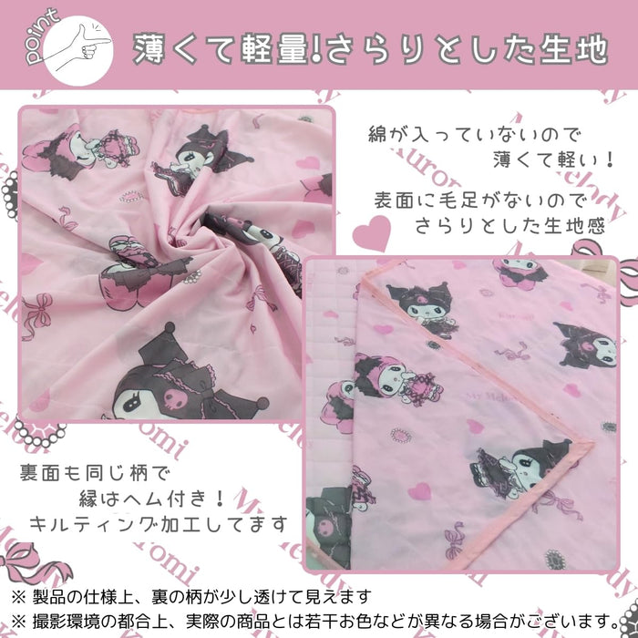 Sanrio Midnight Melody Kuromi My Melody Cool Blanket 100x140 Cm