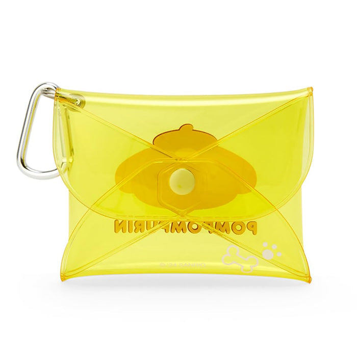 Sanrio Mini Clear Case Pompompurin Pudding Charakter Funktional 8x10x1,5 cm