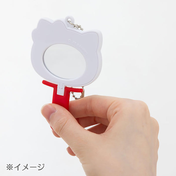 Sanrio Kuromi Mini Mirror Charm Keychain - ABS Resin & Steel