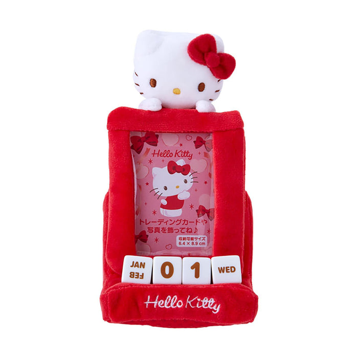 Calendrier perpétuel en mini peluche Hello Kitty de Sanrio, décoration de bureau