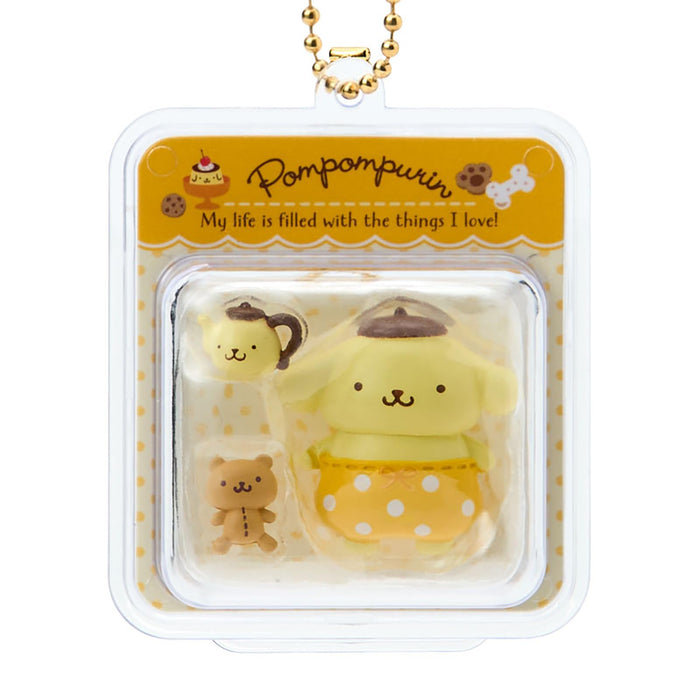 Sanrio Pompompurin Miniature Toy Package Charm PVC Resin Paper 059226