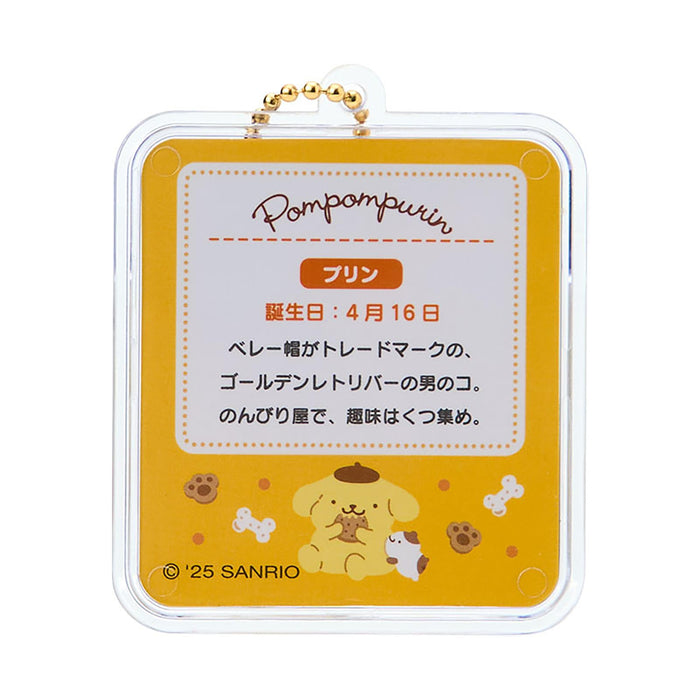 Sanrio Pompompurin Miniature Toy Package Charm PVC Resin Paper 059226