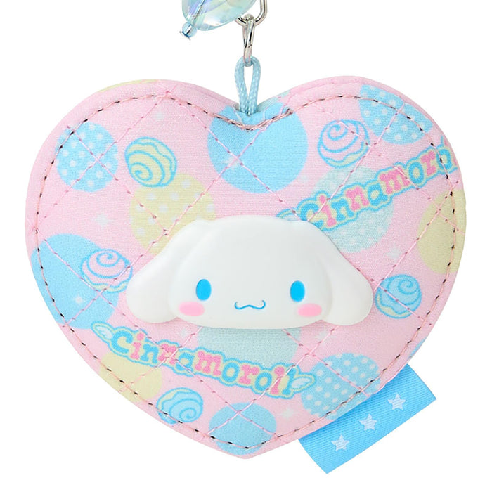 Sanrio Cinnamoroll Mirror Charm Minna No Quilt Polyester Cotton Steel Glass