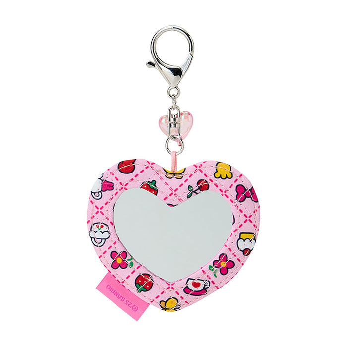 Sanrio My Melody Mirror Charm Minna No Quilt Cotton Polyester Glass Steel