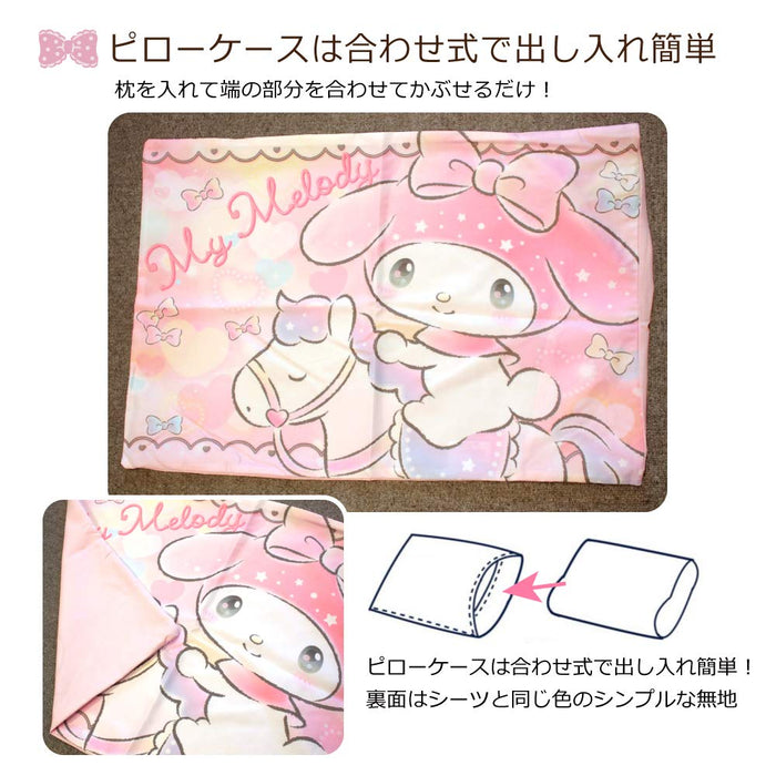 Sanrio My Melody 3-teiliges Bettbezug-Set, Einzelgröße