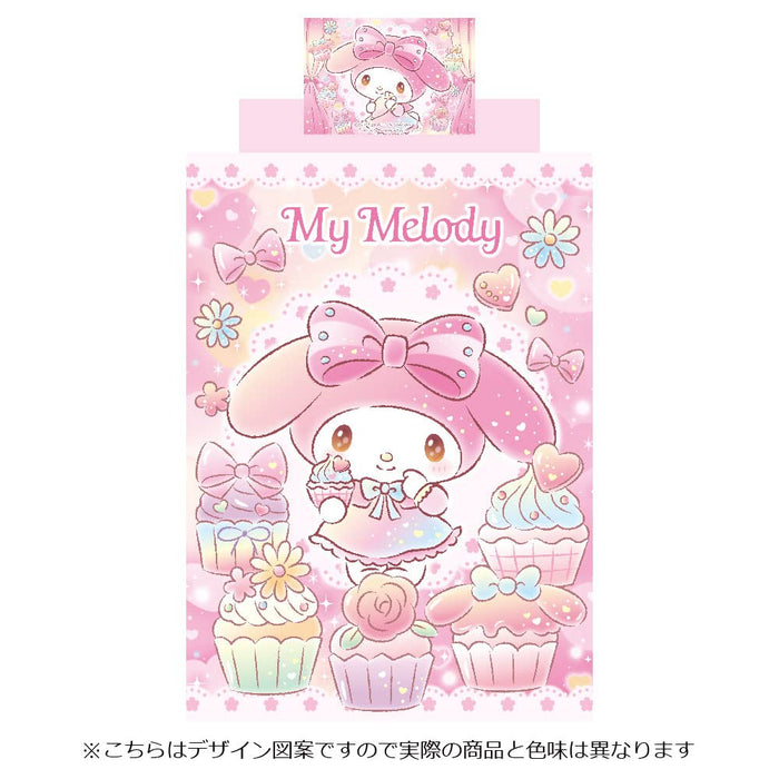 Sanrio My Melody 3-teiliges Bettbezug-Set, Einzelbettgröße, Bettwäscheset